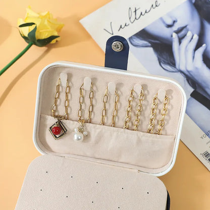 Preplexo Portable Dual Layer Jewelry Storage Box