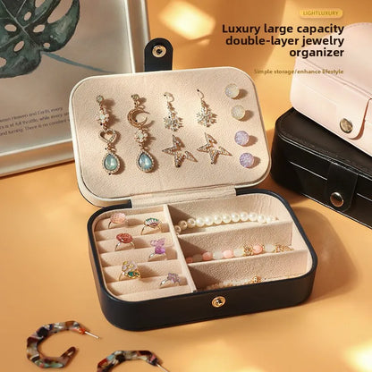 Preplexo Portable Dual Layer Jewelry Storage Box