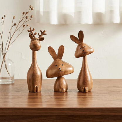 Preplexo Medieval Style Rabbit Family Figurine