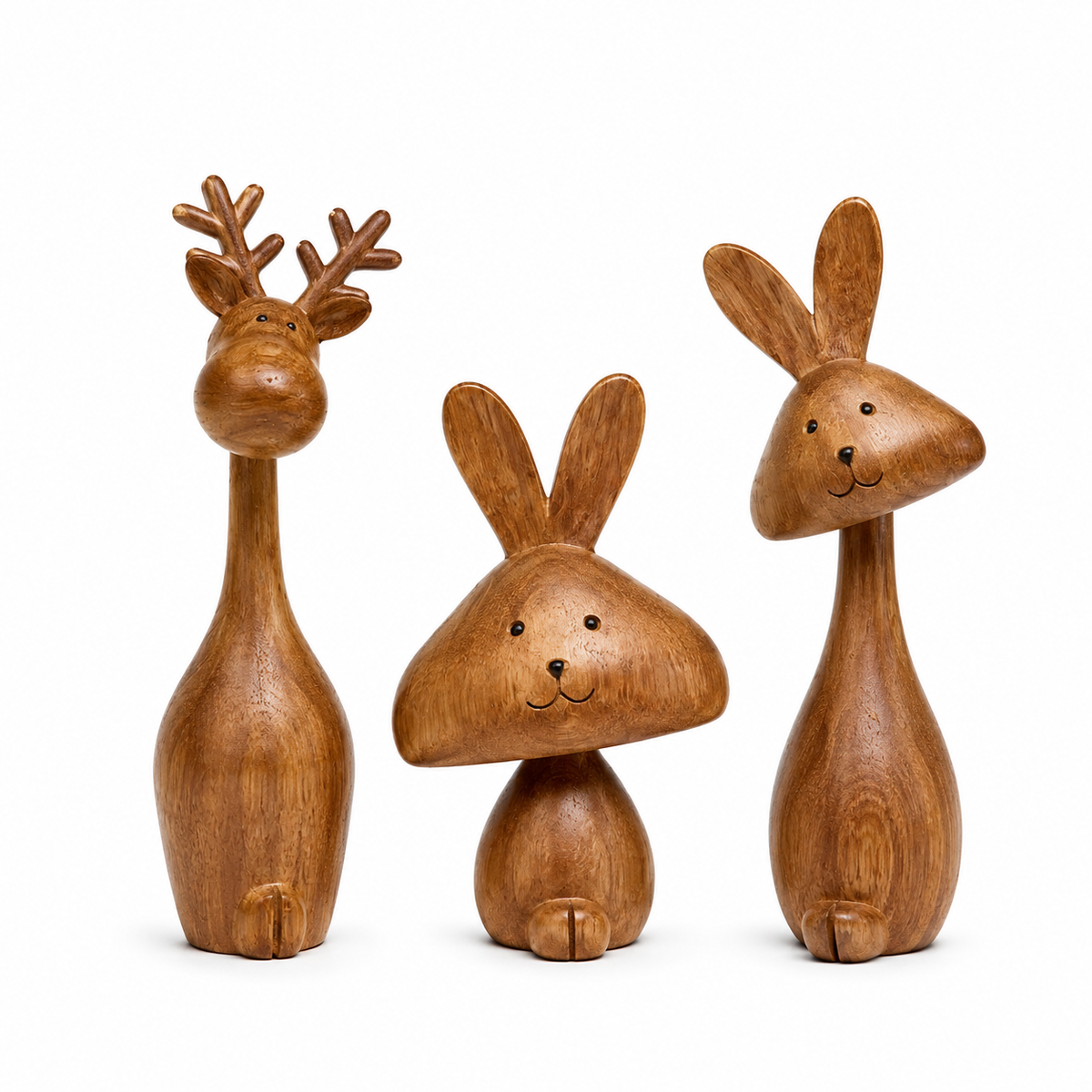 Preplexo Medieval Style Rabbit Family Figurine