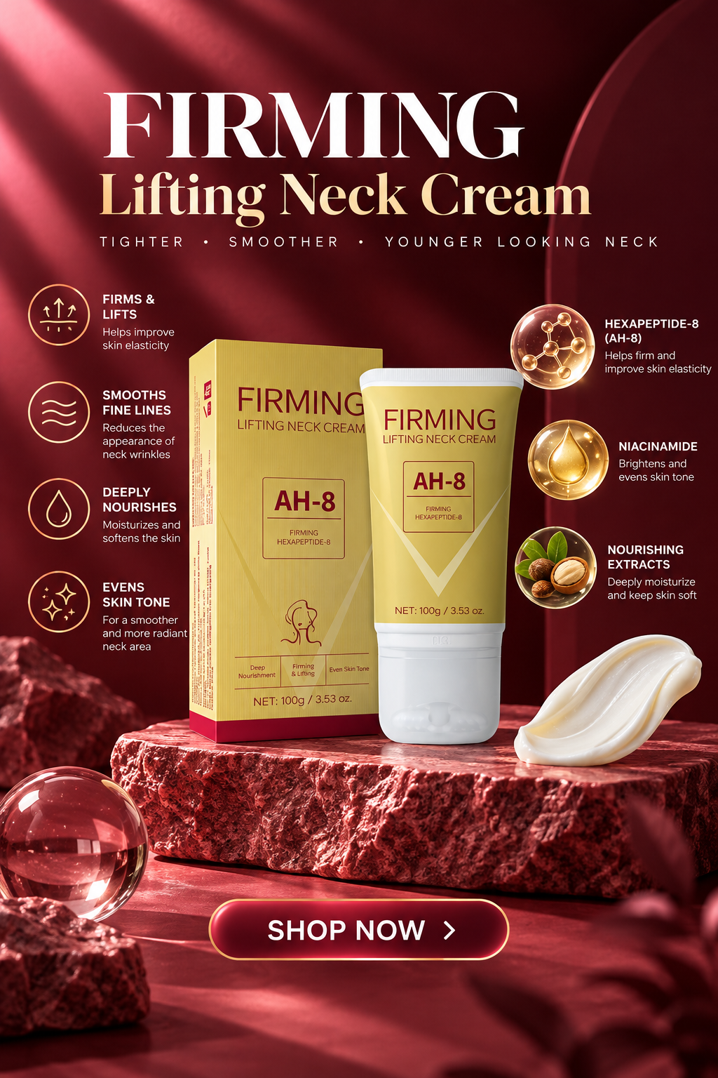 SilkNeck™ Sculpt Cream - Landing Image 1