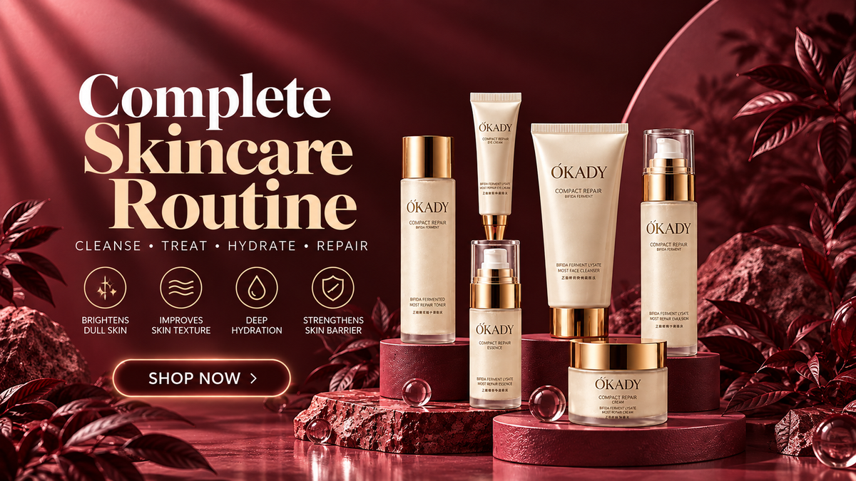 Preplexo ÓKADY Compact Repair Bio-Ferment Skincare Set - Landing Image 1