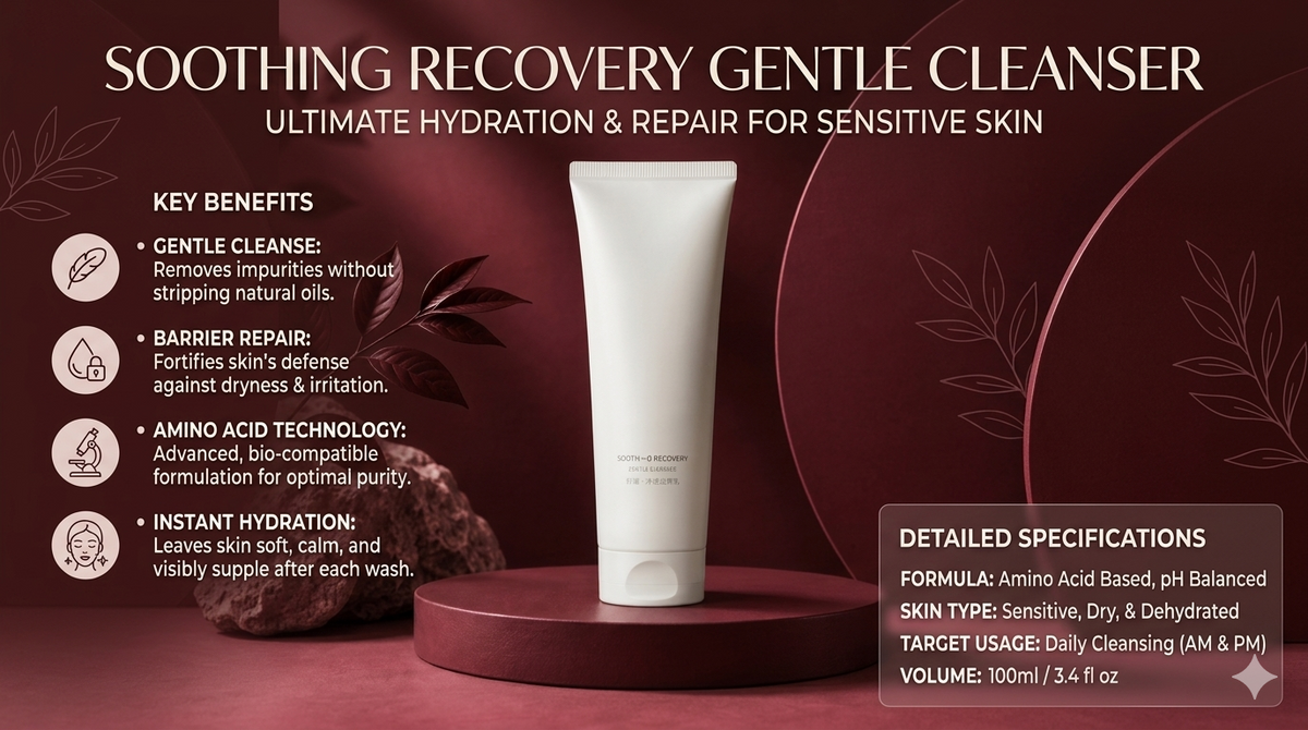 Preplexo Gentle Soothing Amino Acid Facial Cleanser (100g) - Landing Image 3