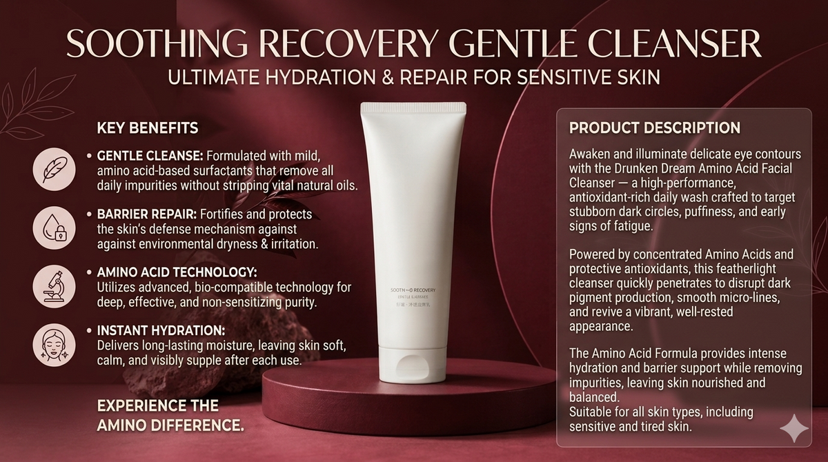 Preplexo Gentle Soothing Amino Acid Facial Cleanser (100g) - Landing Image 2
